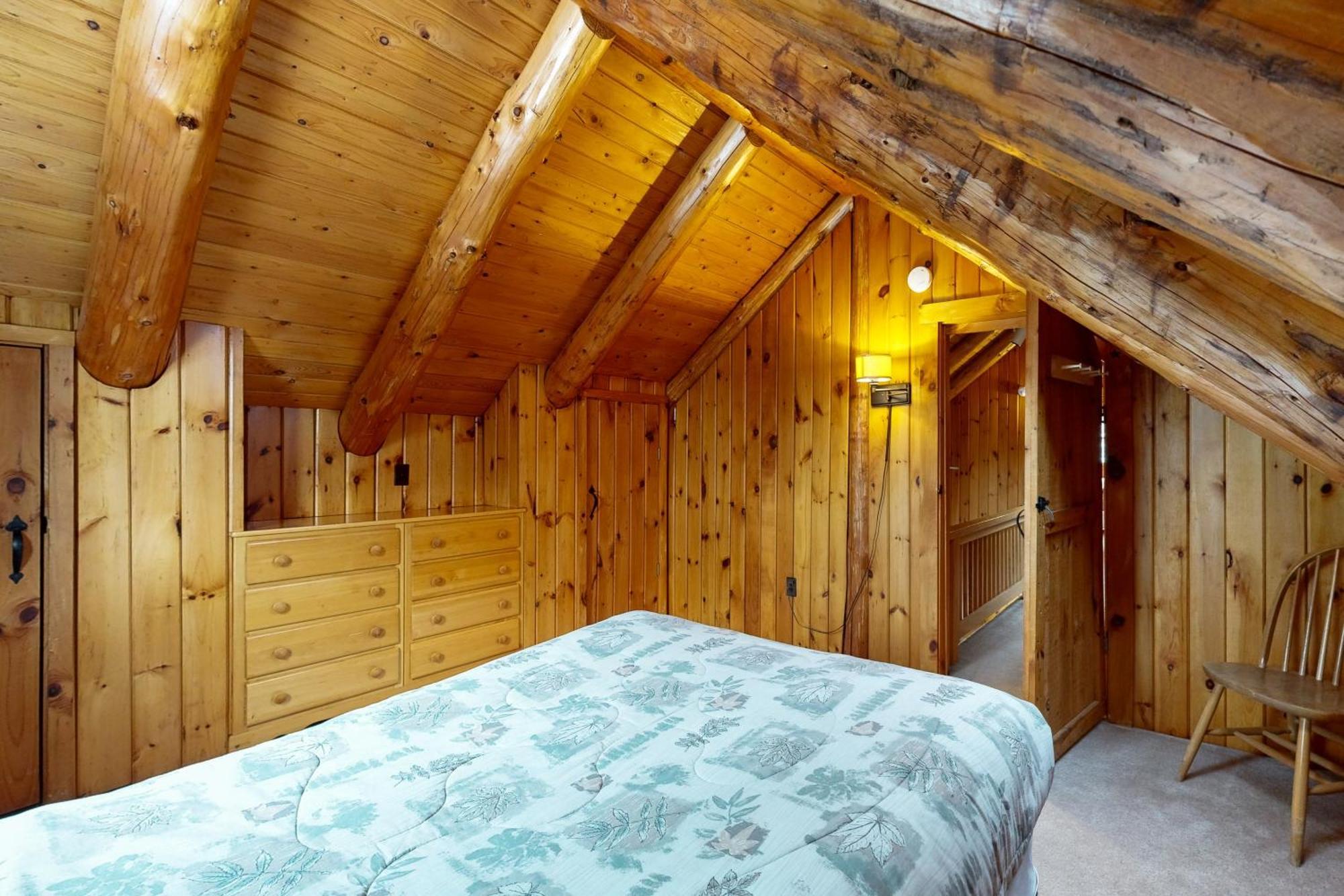 Twin View Log Home Carroll Buitenkant foto