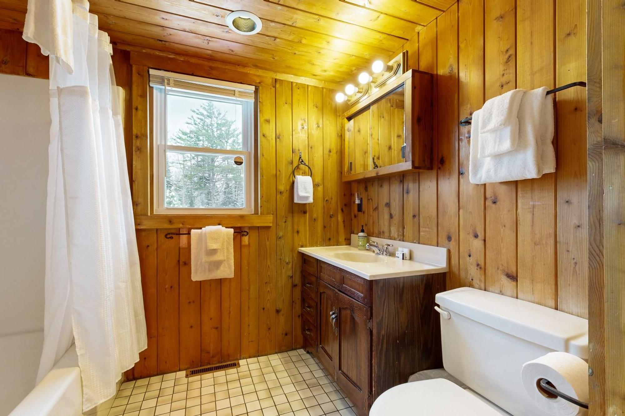 Twin View Log Home Carroll Buitenkant foto